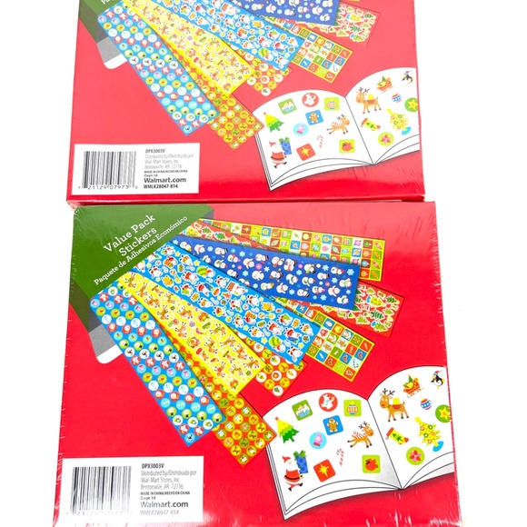 Holiday Time 1000 Christmas Stickers – 9 Sheets (NEW) 2 Pack - Picture 6 of 9